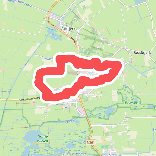 Kuiertocht Oentsjerk - Gytsjerk