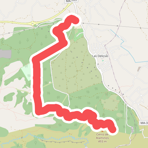 SL-A 59 El Nacimiento - Mirador de Cerro Alaminos