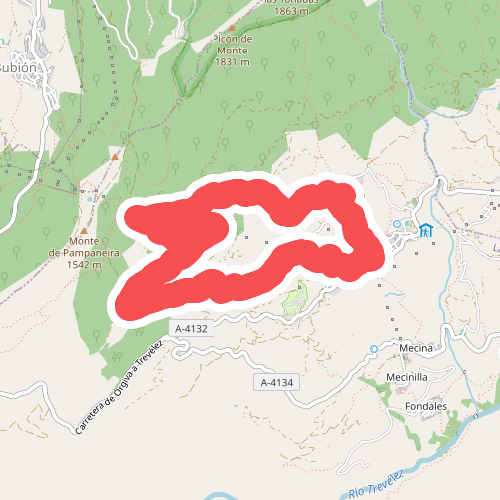 Pitres, cruce GR-7, Capilerilla, Pitres