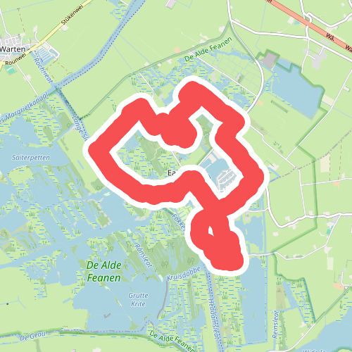 Wandelroute Nationaal Park De Alde Feanen