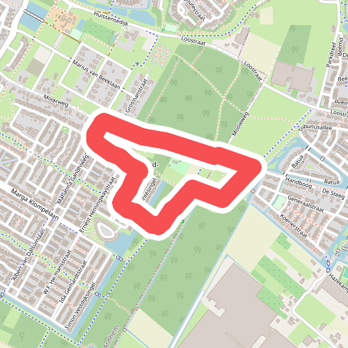 Klein rondje Rijkerswoerd zuid