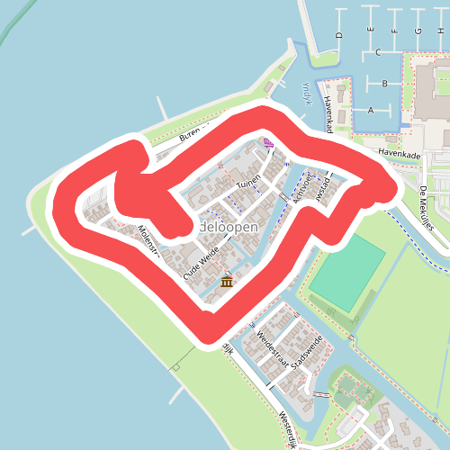 Wandelroute 11fountains: Hindeloopen