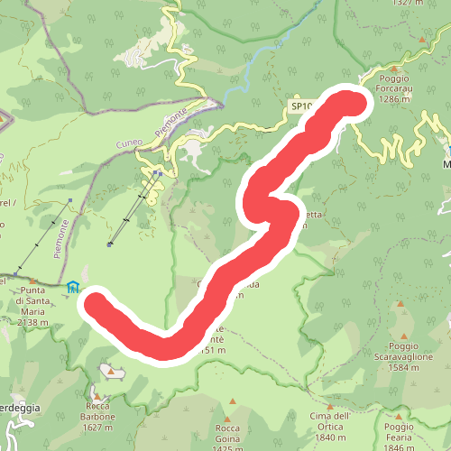 Sella della Valletta - San Bernardo di Mendatica