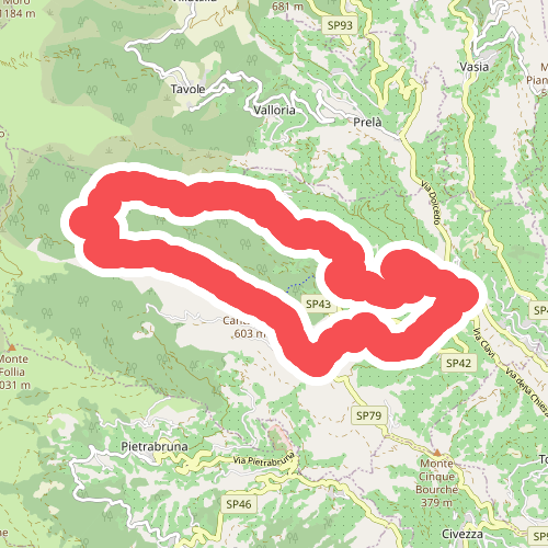 Anello delle borgate di Dolcedo e del suo bosco comunale