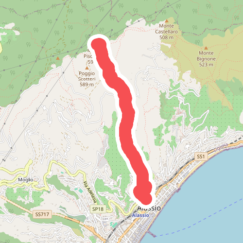 Alassio - Monte Pisciavino