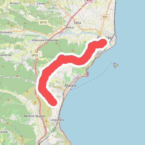 Albenga - Monte Bignone - Madonna della Guardia - Poggio Brea