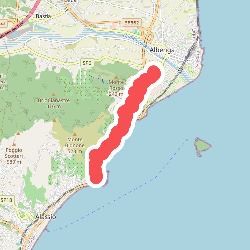 Albenga - Via Iulia Augusta - Santa Croce