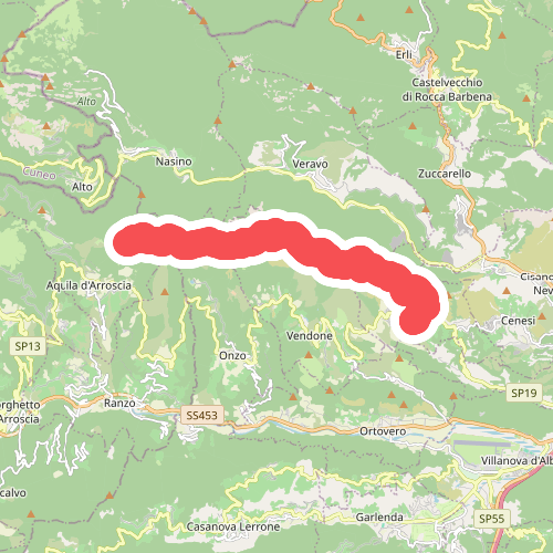Arnasco - Cappella di San Calogero - Prati di Bacelega