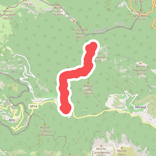 Nasino - Madonna della Neve - Passo Cerisola