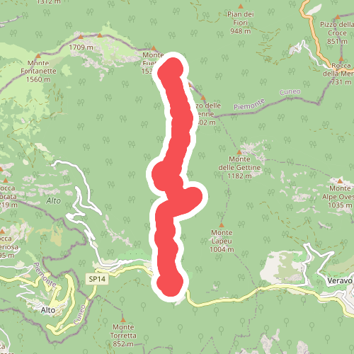 Nasino - Madonna della Neve - Passo delle Caranche