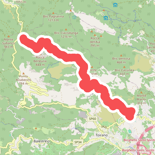 Boissano - San Pietro dei Monti - Giogo di Toirano