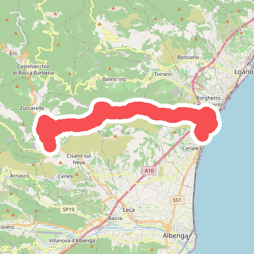 Ceriale - Santuario di Monte Croce - Martinetto