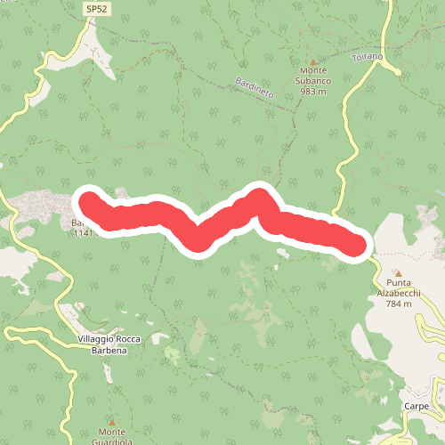 Colla Alzabecchi - Rocca Barbena