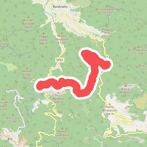 Colle Scravaion - Giogo di Toirano