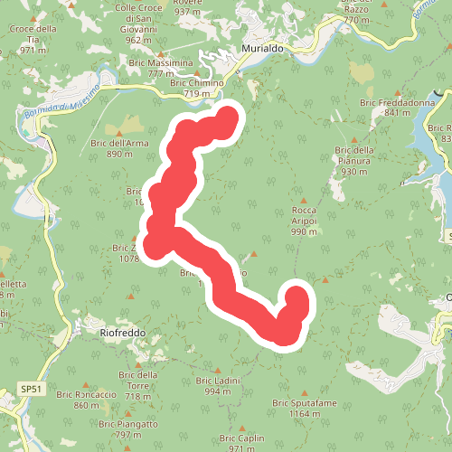 Murialdo - Monte Camulera - Bric Mortè