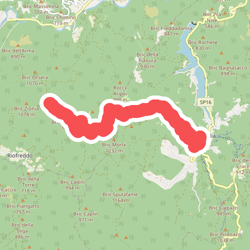 Osiglia - Colle della Barossa - Monte Camulera