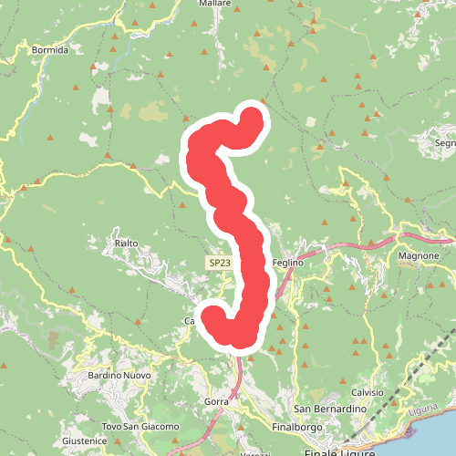 Calice Ligure - Colla di San Giacomo