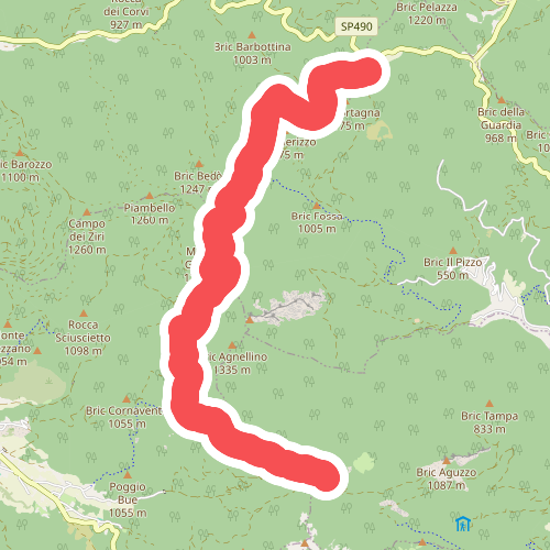 Giogo di Giustenice - Colle di Melogno