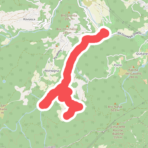 Becchi - Cascata Donnaiola - Faia