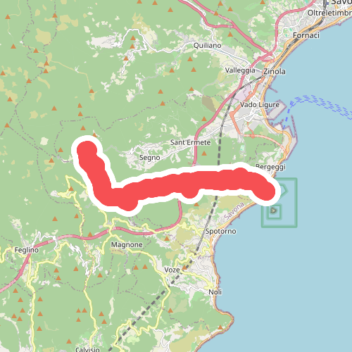 Bergeggi - Monte Mao - Rocca dei Corvi