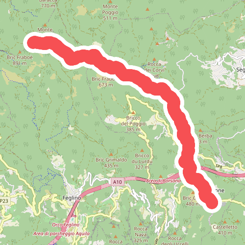 Colla Magnone - Santa Libera - Colla di San Giacomo