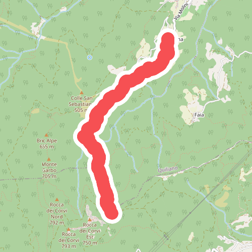 Montagna - Rocca dei Corvi