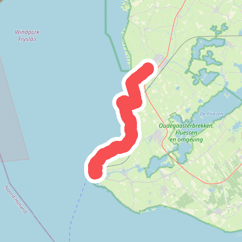 Uitwaaien langs de IJsselmeerkust