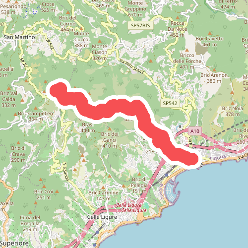 Varazze - Cantalupo - Bric delle Forche