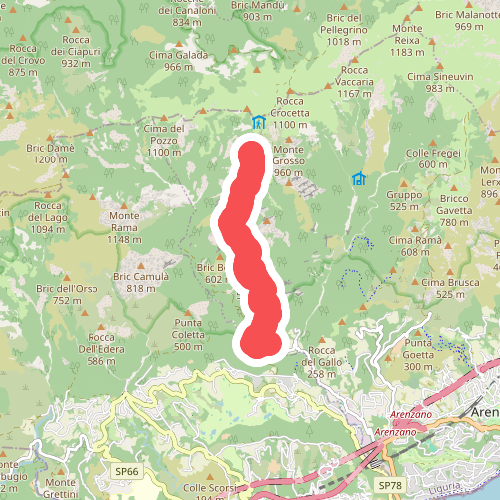 Sentiero Stella Bianca (Case Soprane - Monte Argentea)