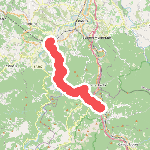 Molare (FS) - Varanzana - Pendici Ovest Bric del Love e del Termo - Le Ciazze - Rossiglione (FS)