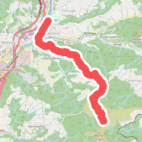 Collegamento "D" - Nordic Walking Croce di Vie