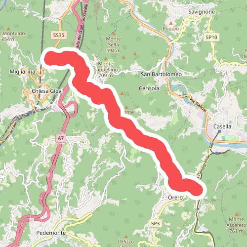 Passo dei Giovi - Crocetta d'Orero