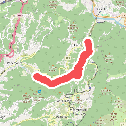 Pedemonte - Crocetta d'Orero