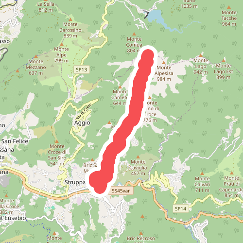Prato - Gola di Sisa - Tre Fontane