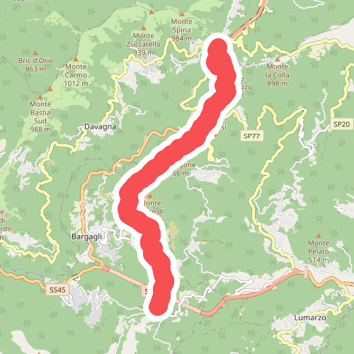 Sant'Alberto-Crocetta-Pendici Sud M. Castelluzzo (AVML)-Passo Scoffera
