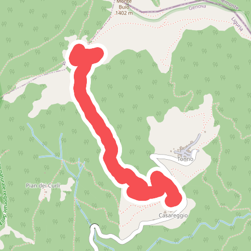 Casareggio - Pian del Curlo