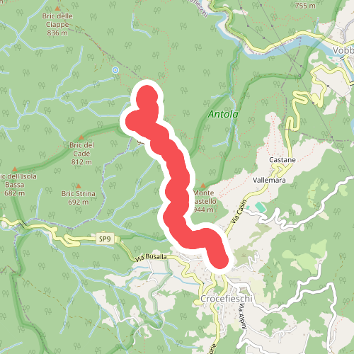 Crocefieschi - Rocche del Reopasso (Sedia del Diavolo)