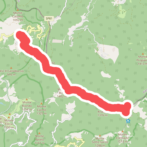 Vallenzona - Passo Sesenelle - Monte Buio - Monte Antola