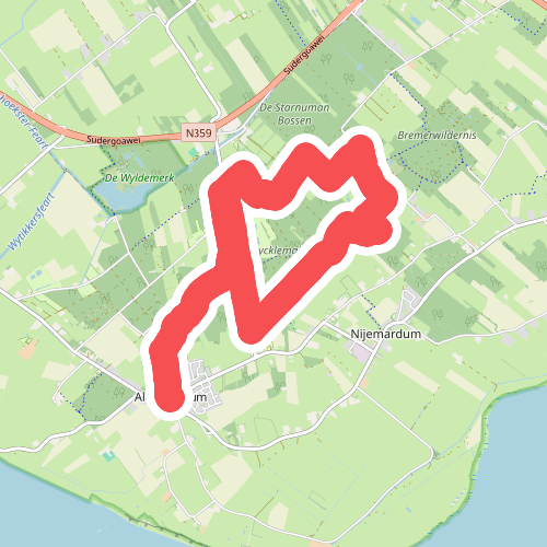 Wandelroute Lycklamabos