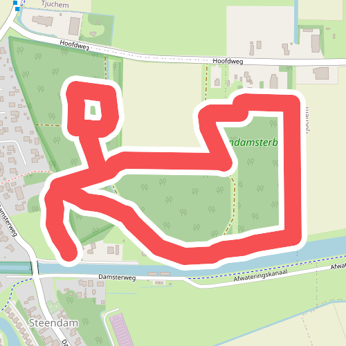 Wandelroute Kabouter Steendamsterbos