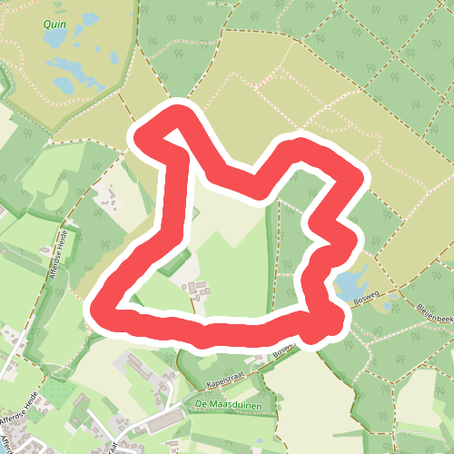 Wandelroute Zevenboomsven