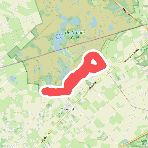 Wandelroute Paardenbegrazing Groote Peel