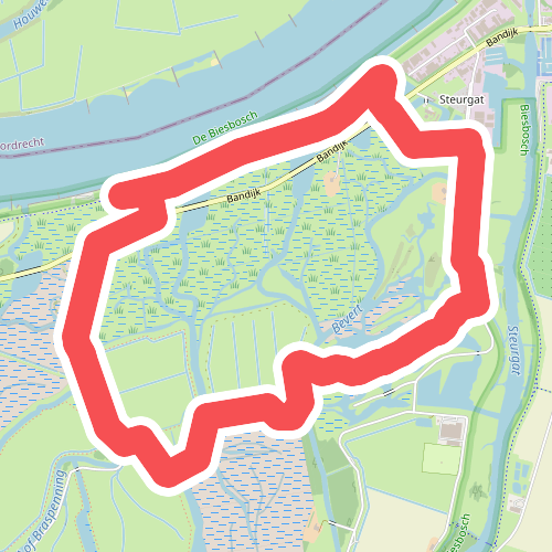 Wandelroute Noordwaard
