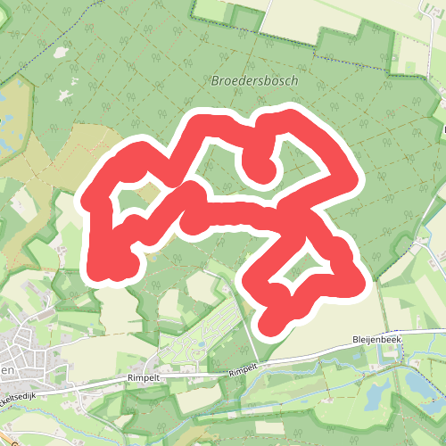 Wandelroute Bos en heide