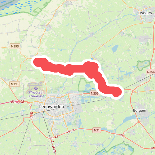 Landschapsvariatie door midden Fryslân - a