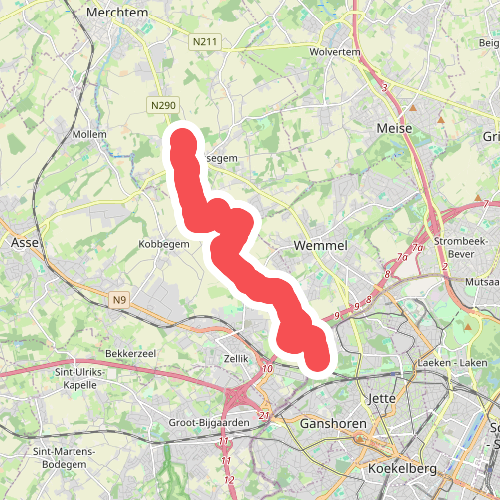 GR 126 Liaison vers GR 128 Brussegem