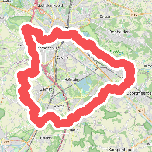 Streek-GR Dijleland Lus 5: Noord-Dijleland vanuit Mechelen