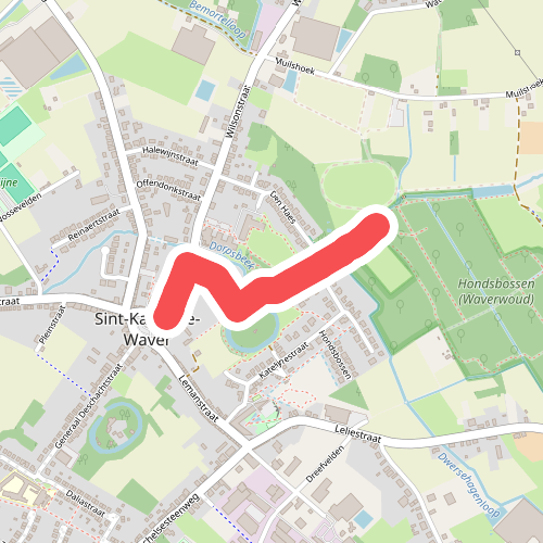 Hondsbossen blauwe route