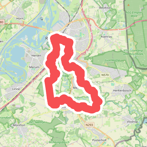 Rondwandeling Roermond, Sint Odiliënberg en Melick