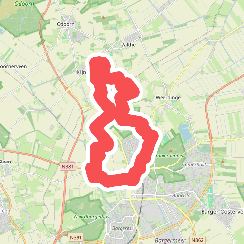 Rondwandeling Emmen, Westenesch en Valtherbos